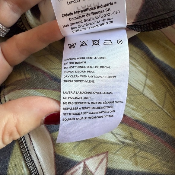 Farm Rio - Surreal Flowers Long-Sleeve Midi-Dress - Picture 10 of 16